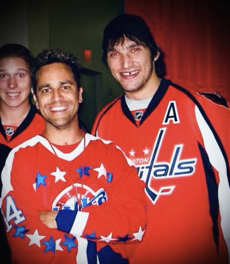 Alex Ovechkin Nestor Aparicio Capitals Caps Washington